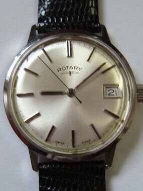 VINTAGE WIND UP ROTARY ,RUN GREAT